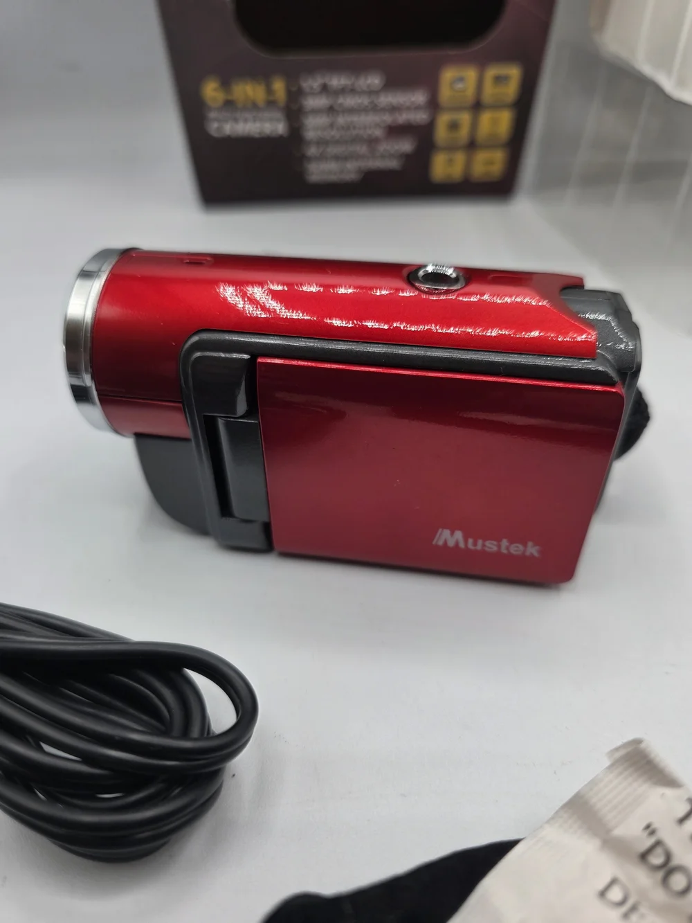 Mustex DV316L Digital Video Camera - Red
